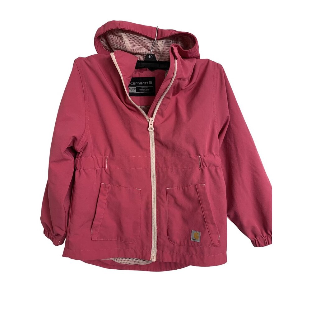 Carhartt Girls XXS‎ (4-5) Rugged Flex Ripstop Outdoor Jacket Pink Feminine
